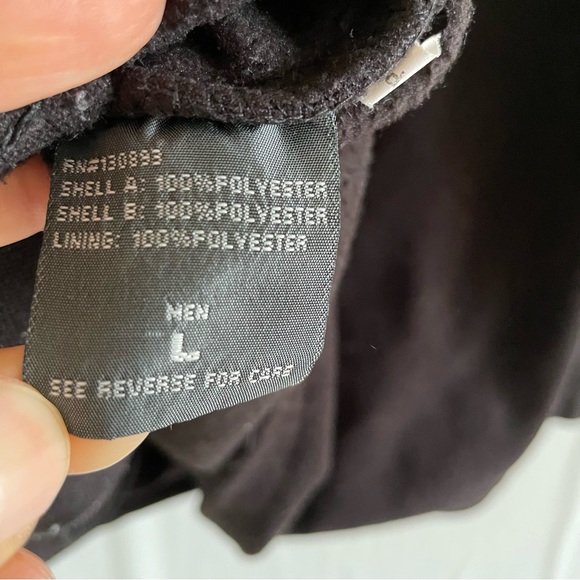 New Balance Black Fleece Full Zip Men’s Jacket Size L - Picture 9 of 9